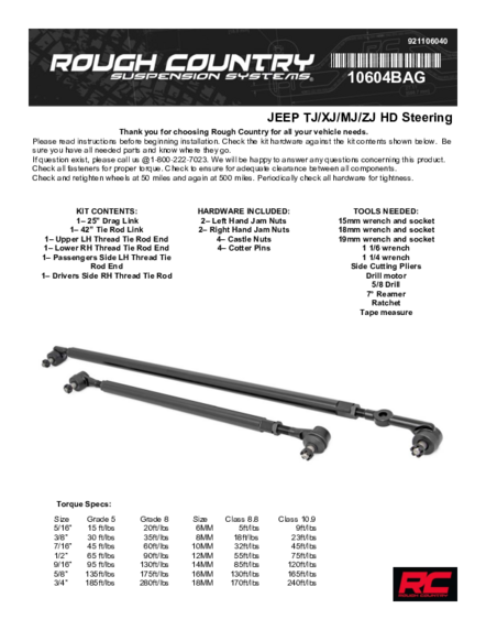 Installation Manual